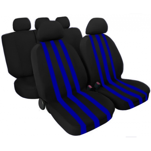 Coprisedili A Strisce - Neroazzurro